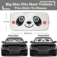thumbnail image 6 of Car Sun Shade for Windshield Cute,AYAMAYA Foldable Cartoon Cool Car Front Window Sunshades for Most Sedans SUV Truck 59X33.4inches, 6 of 8