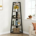 thumbnail image 3 of Tribesigns 5 Tier Corner Bookshelf, 70 inch Tall Corner Ladder Shelf, 3 of 8
