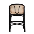 thumbnail image 5 of Baxton Studio Miranda 23.5" Rattan Counter Stool in Black and Natural Brown, 5 of 10