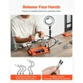 thumbnail image 5 of 3X Magnifying LED Helping Hands Soldering Tool with 5 Adjustable Arms & Magnetic Stand, 5 of 11