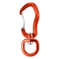 thumbnail image 1 of Amdohai wivel Carabiner Clip 360° Rotatable Spinner Carabiner Small Wiregate Carabiner Rotational Hammock Clip Hook, 1 of 8