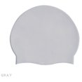 thumbnail image 1 of Solid Color Swimming Cap Elastic Waterproof Protect Ears Long Hair Swimming Pool, 1 of 5