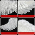 thumbnail image 4 of Disfraz de plumas suave, ligero y cómodo para desfiles de fiestas temáticas. 35cmx30cm, 4 of 9
