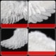 thumbnail image 4 of Alas de angel Yinane Disfraces de plumas suaves para fiesta Carnaval 35cmx30cm, 4 of 8