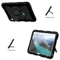 thumbnail image 3 of Dteck for iPad 10th Generation Case 2022 10.9 Inch with Soft TPU Screen Protector, Heavy Duty Rugged Protective Kids 10th Gen iPad Cover with Rotating Stand Hand/Shoulder Strap,Black, 3 of 6