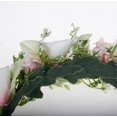 thumbnail image 4 of Corona de flores nupciales Corona floral Diadema Corona para el cabello Guirnalda para el cabello Flor Halo Tocado floral Boho con cinta Fiesta de bodas Blanco, 4 of 5