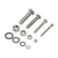 thumbnail image 4 of Ensemble de Vis Croisées pour Poêle, 884 Pcs Kit d'Assortiment de Vis Croisées et Écrou de Rondelle Ensemble de Rondelles et Écrou de Rondelle Apparence Frappante, 4 of 7