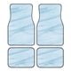 thumbnail image 1 of Fotbe Blue Marble Juego de 4 Tapetes para Auto con Estampado – Alfombrillas de Goma Reforzada, Diseño Antideslizante, Protección para Todo el Año – Vehículos, Autos, Camionetas y SUVs, 1 of 7