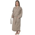 thumbnail image 2 of Womens 100% Cotton Shawl Collar Robe Terry Cloth Bathrobe Available In Plus Size, 2 of 3