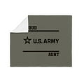 thumbnail image 3 of CafePress - Proud Army Aunt Black - Soft Fleece Throw Blanket, 50"x60" for All Ages, 3 of 4