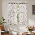 thumbnail image 4 of Cortinas JINCHAN Floral para Cocina 138x137 cm Lino Opaco, 4 of 9