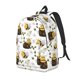 thumbnail image 1 of Disketp Honey Bee Insect Mochila de Lona Estampada, Mochila Escolar de Viaje Ligera para Estudiantes y Portátil-Medium, 1 of 5