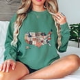 thumbnail image 5 of 4th of July Sweatshirt for Women - USA Map Bible Verse Patriotic Christian Pullover - Faith Graphic Independence Day Shirt, 5 of 7