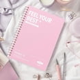 thumbnail image 1 of A5 Spiral Notebook with Thick Paper, Durable Plastic Cover, 9mm Ruled Lines, 120 Pages, Portable for Students and Professionals, 1 of 7