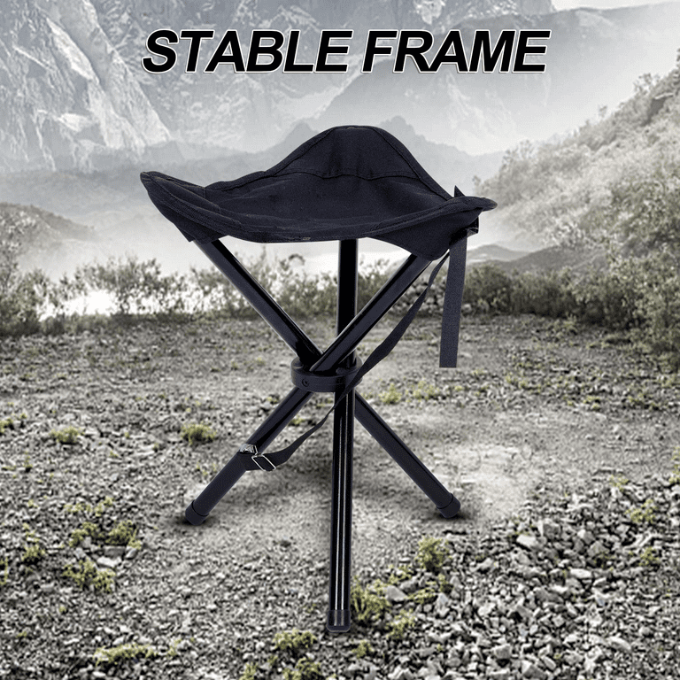 Folding tripod camping chair discount