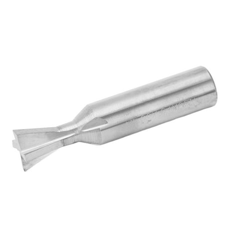 

Dovetail Router Bit 4 Flutes Wear Resistance 60mm Carbide 12mm Dia Shank Dovetail Bit For Woodworking 75°