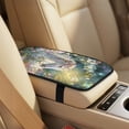 thumbnail image 4 of Xixirimido Automotive Seat Covers for Cars Trucks and SUVs Car Seat Covers for Front Seats with Car Seatbelt Covers & Armrest Box Cover, Set of 5, White Horse Vibrant Floral, 4 of 8