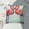 thumbnail image 2 of Nawypu Flamingo Pillowcase Tropical Bird Pillow Cover Square Pillow Case Home Decorative Sofa Bedroom Livingroom, 2 of 5