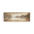 thumbnail image 4 of DecMode Contemporary 22 x 71 inch wood and resin abstract skyline wall art, 4 of 4