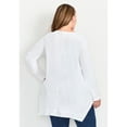 thumbnail image 2 of Avenue Women's Plus Size Urban Slub Jersey Tee, 2 of 2