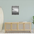thumbnail image 3 of Stupell Industries Heron on Beach Coast Coastal Photography Gray Floater Framed Canvas Art Print Wall Art, 25 x 31, 3 of 10