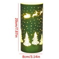 thumbnail image 3 of Ganfancp Decoraciones de Navidad, Atmósfera, Pequeñas Luces de Noche, Regalos de Papá Noel, Sobremesa de Restaurante, Decoraciones de Lámparas de Plástico En Capas Ofertas Del Día 1X Lámpara Ornament, 3 of 4