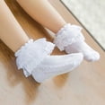 thumbnail image 1 of Calcetines de encaje para niñas YONGSHENG Algodón peinado fino Blanco, 1 of 2