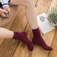 thumbnail image 3 of Womens Winter Socks Warm Thick Knit Wool Soft Vintage Casual Crew Socks Gifts, 3 of 8