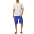 thumbnail image 2 of NOMADIC NOOK Men's Summer Holiday Drawstring Waist Solid Beach Board Shorts 2 Pack, 2 of 6