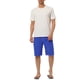 thumbnail image 2 of Pantalones cortos de verano para hombres INSPIRE CHIC para el Día del Padre, con cordón elástico en la cintura, sólidos, para la playa y la natación, 34 azul marino, 2 of 6