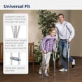 thumbnail image 3 of Muletas ajustables para caminar Drive Medical RTL10433, color plateado, 3 of 5