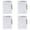 Green*4, variant on Report Covers with Sliding Bar, 1Pcs Clear Plastic Presentation Folders Resume Portfolio Folder A4 Letter Size for Documents Presentation Office Home Organizer Binder(White)