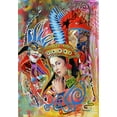 thumbnail image 2 of Stevenson, Graeme 24x32 Gold Ornate Wood Framed with Double Matting Museum Art Print Titled - Mardi Gras, 2 of 4