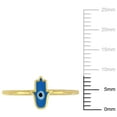 thumbnail image 2 of Everly Women's Turquoise 14k Yellow Gold Ring, 2 of 8