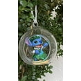 thumbnail image 3 of ASDF Disney Tots Tiny Ones Lilo & Stitch Hawaiian Stitch Custom PVC Figure in Globe 4" Holiday Christmas Tree Ornament 2pcs Detachable, 3 of 6