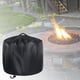 thumbnail image 5 of Cubierta portátil para fogatas, cubierta para brasero, cubierta protectora para hoguera, impermeable, duradera, a prueba de polvo para exteriores, M Sunnimix Cubierta para pozo de fuego, 5 of 8