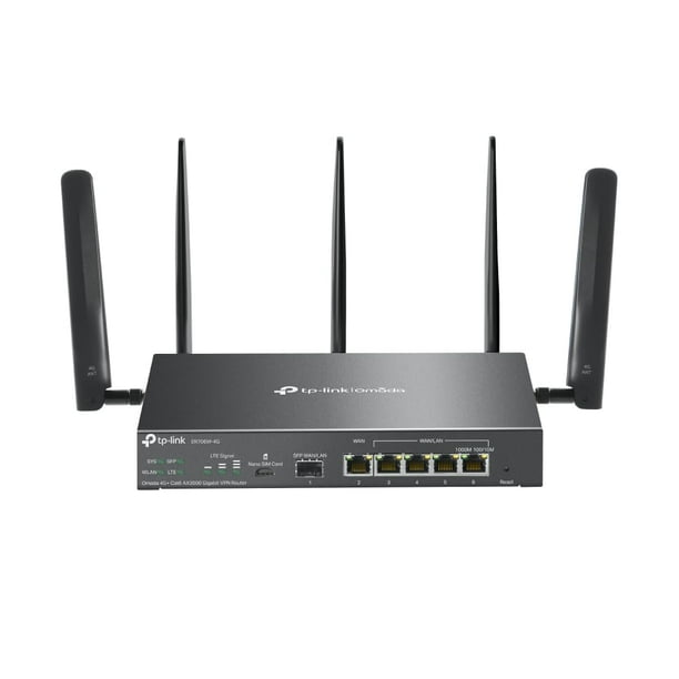 TP LINK ER706W-4G Omada 4G+ Cat6 AX3000 Gigabit VPN Enrutador