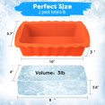 thumbnail image 2 of Molde de Bloques de Hielo Haldane 5PC Extra Grandes de 15LB para Cubos de Hielo, 2 of 7