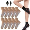 thumbnail image 2 of Circulation Compression Socks for Women Men Lanceasy 10 Pairs Tourmaline Body Shaping Stretch Socks Health Socks Tourmaline Socks Foot Massage Socks Thin Non Slip Socks Breathable Casual Socks, 2 of 4