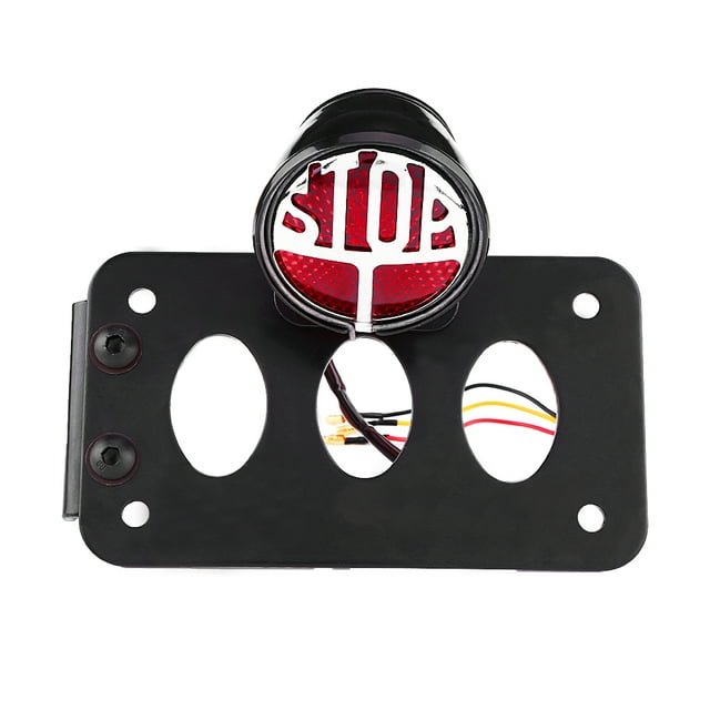 Placa lámpara de matrícula de luz Trasera de Montura de Montura Universal Universal Con Soporte