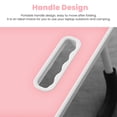 thumbnail image 2 of Laptop Bed Desk with Cup Holder (Pink)- Foldable Portable Lap Table w/Tablet Slot & Handle, 2 of 9