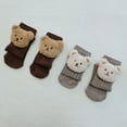 thumbnail image 4 of Cozy Baby Socks Kiddie Winter Socks Knee High Socks Breathable Knitted Cotton Socks Cartoon Bear Children Socks, 4 of 8