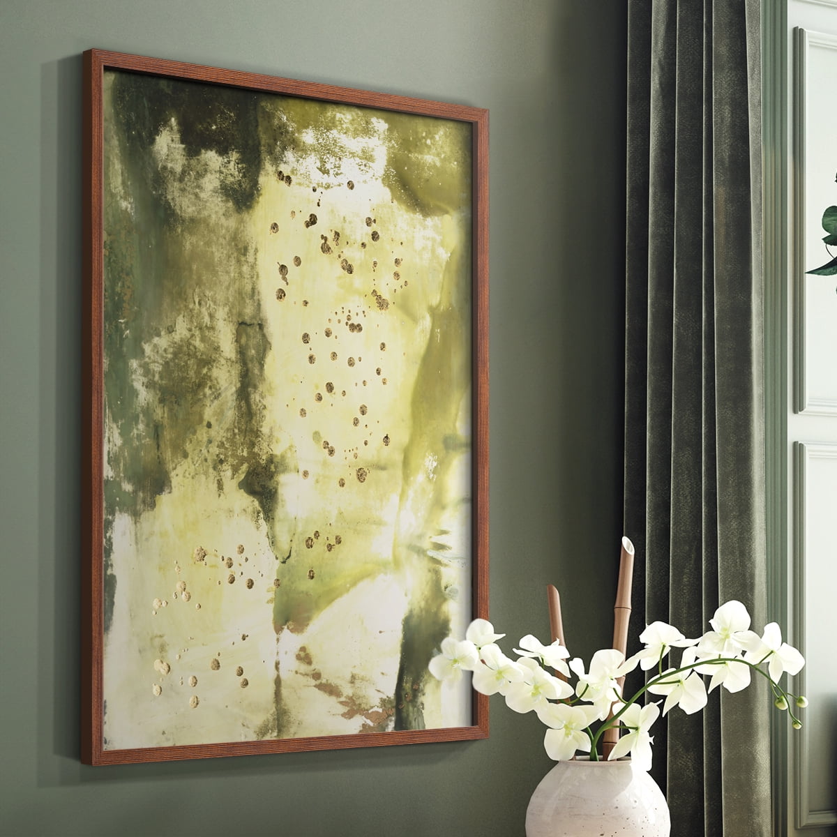 Canyon Diptych II Framed Print in Brown Solid Wood Framed Print No Nail Hanging