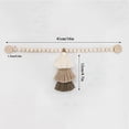 thumbnail image 5 of 2pcs Wooden Bead Curtain tiebacks, Tassel Curtain Clasp Magnetic Curtain Clasp, Curtain tiebacks no Hole Punching Decorative, 5 of 6