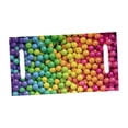 thumbnail image 4 of Funda para asiento de carrito de golf, accesorios fáciles de instalar, ligera para la mayoría de 2 personas bolas de colores, 4 of 8