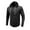 Black, variant on Fesfesfes Hoodie Tops for Men Men Long Sleeve Casual Loose Hooded Sports T Shirt Solid Crew Neck Pullover Tops Sale Items