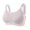 Gray, variant on Iugvhana Women's Seamless Bras Full Coverage Wireless Bra Wide Straps Push Up Bras Anti-Sagging Breathable Everyday Adjustable Bra Red L