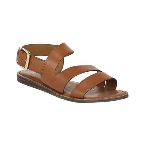 franco sarto one band flat leather sandals