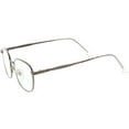 thumbnail image 3 of True Vintage Metal Square Eyeglasses Slim Metal Arms 46mm (Silver Silver / Clear), 3 of 4