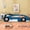 Blue, variant on Full Size Race Car-Shaped Platform Bed with Wheels, Unique Race Car Design with Side Rails, Sturdy Plywood Construction, No Box Spring Needed, for Bedroom, Blue